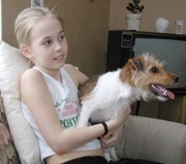 Hj�rdis och lillmatte Mathilda april 2003